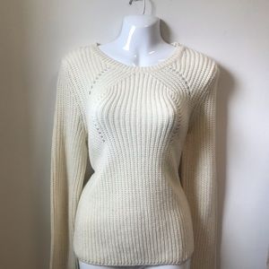 Cream knit Sweater